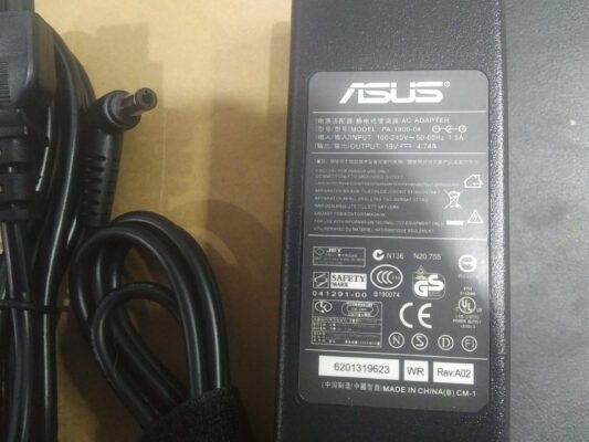 Sạc laptop Asus đầu thường 90W 19V-4.74A 8 sạc laptop asus đầu thường