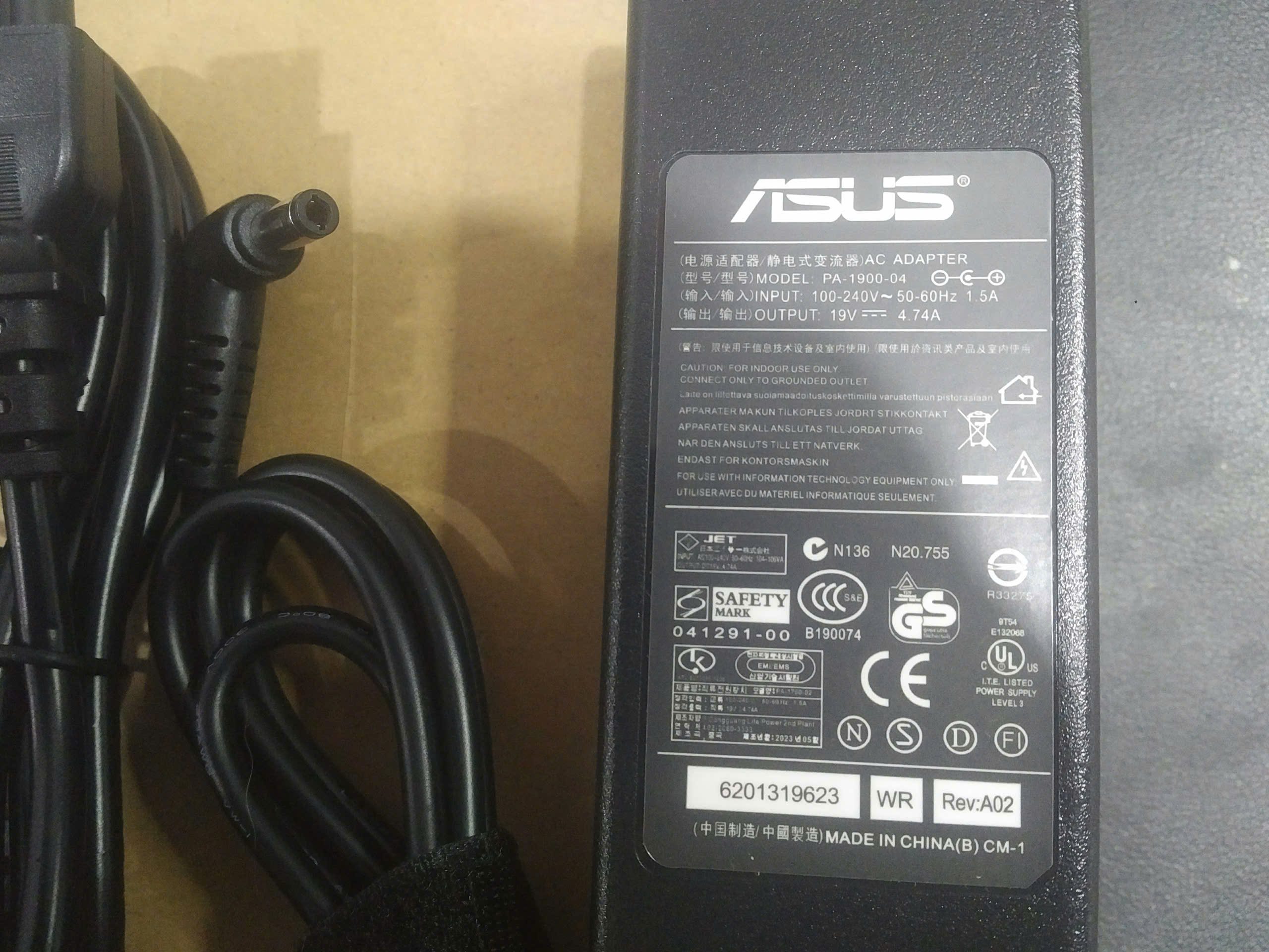 Sạc laptop Asus đầu thường 90W 19V-4.74A 4 Sạc laptop Asus đầu thường 90W 19V-4.74A - Ảnh 4