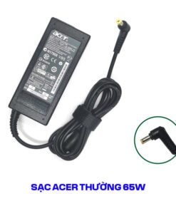 Sạc laptop Acer đầu thường 65W 19-3.42A