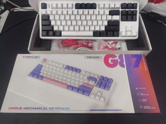 Bàn phím cơ Zifriend G87 hot swap - switch slient 24 bàn phím cơ Zifriend G87