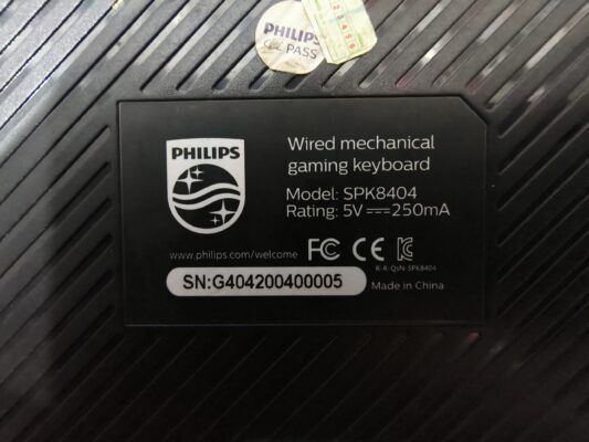Bàn phím cơ Philips SPK8404 cũ 10 phim co philips cu spk8404