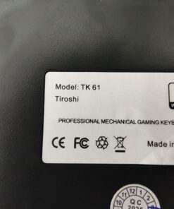 Bàn phím cơ Tiroshi TK61 cũ 6 ban phim tiroshi TK61