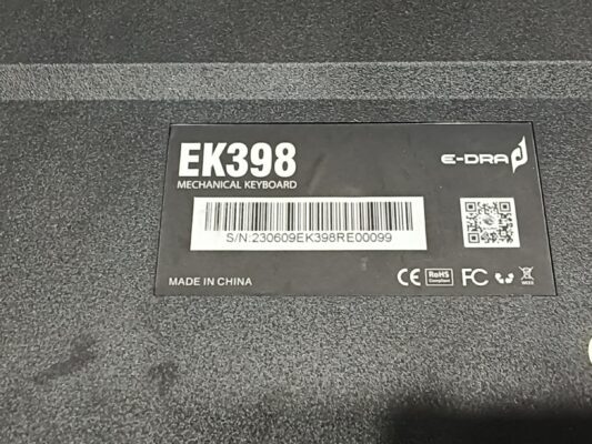 Bàn phím cơ Edra EK398 cũ 6 bàn phím cơ Edra EK398 cũ