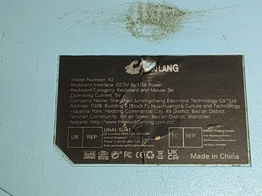 Bàn phím cơ Ziyou Lang K2 cũ 6 phim co ziyou lang K2 cu