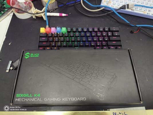 ban phim cu black shark bs k4