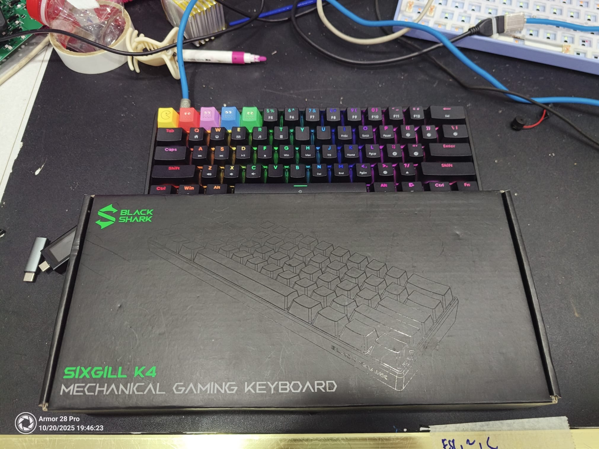 Bàn phím cơ Black Shark BS K4 cũ 5 Bàn phím cơ Black Shark BS K4 cũ - Ảnh 5