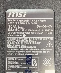 Sạc laptop MSI nhỏ kim 150W 20V-7.5A 6 sac msi nho kim