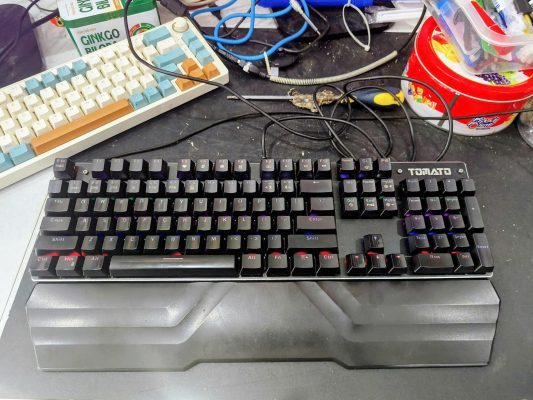 Bàn phím cơ Tomato X08 cũ 12 ban phim co quang tomato x08