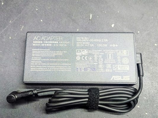 Sạc laptop Asus đầu to kim 150W 20V-7.5A 14 sac laptop asus gaming 150w tai nha trang