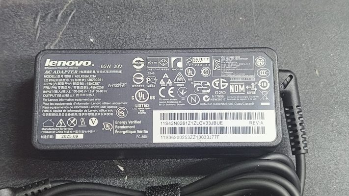 Sạc laptop Lenovo đầu USB 65W 20V-3.25A 11 sac lenovo dau usb kim