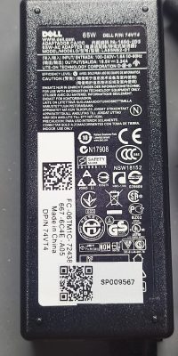 Sạc laptop dell đầu nhỏ kim 65W 19.5V-3.34A 8 sạc laptop dell đầu nhỏ kim 65W